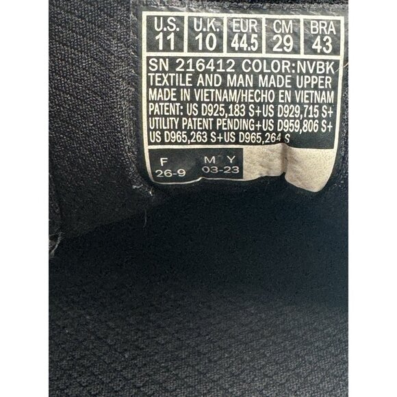 Skechers GO WALK Massage Fit Hydro Massage Men 216412 Navy Black Size 11 - Picture 9 of 9